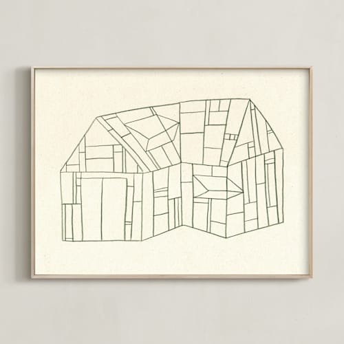 This is a leaf art with standard by Sumak Studio called greenhouse ii