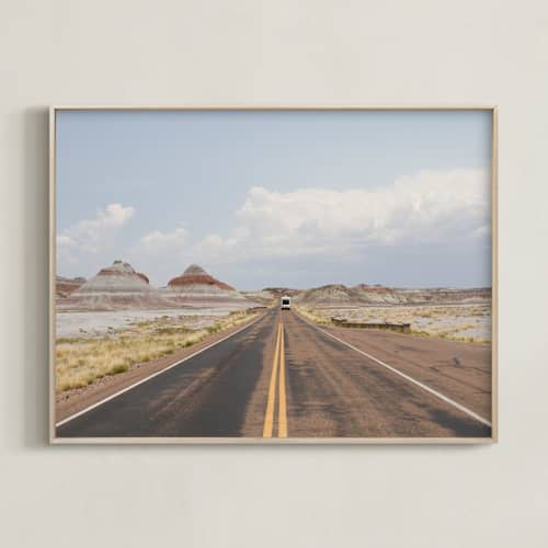 This is a earth and sky art with standard by Kaitlin Rebesco called route 66