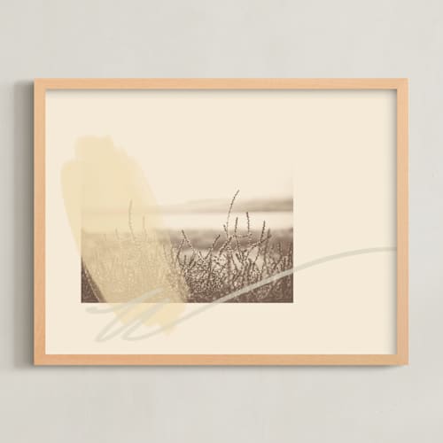 This is a ecru art with standard by Morgan Kendall called field