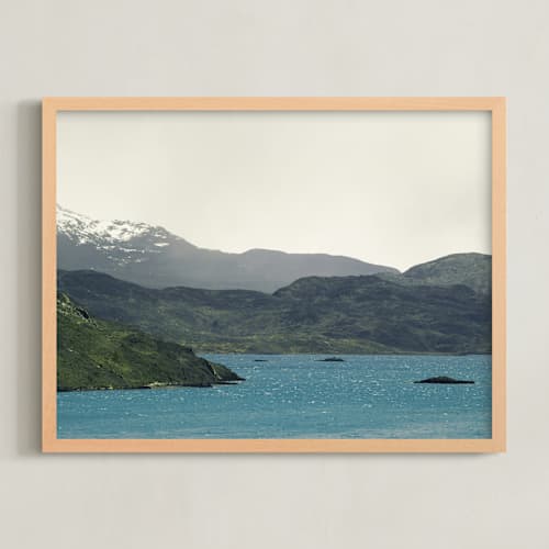 This is a ocean blue art with standard by lulu and isabelle called landscape 1