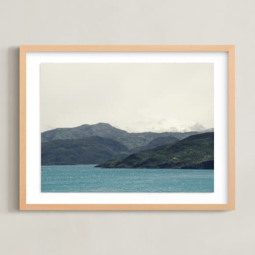 This is a ocean blue art with standard by lulu and isabelle called landscape 2