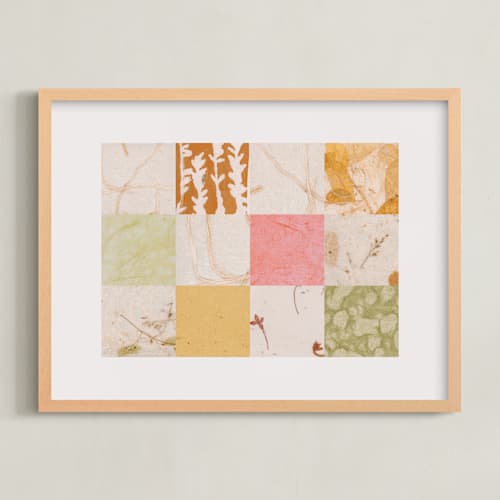 This is a bouquet art with standard by Kamala Nahas called patchwork