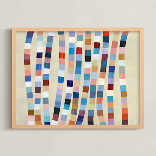 This is a cream art with standard by melanie mikecz called strands