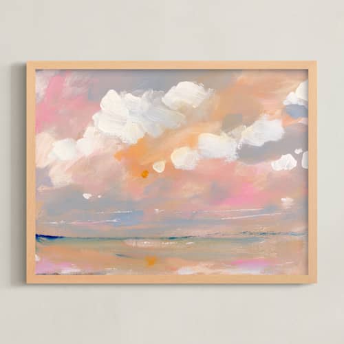 This is a lilac art with standard by Lindsay Megahed called turquoise beach