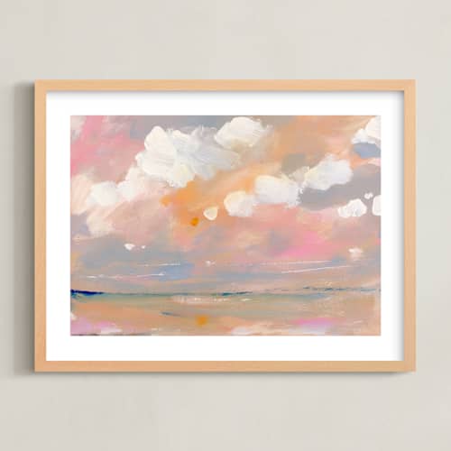 This is a lilac art with standard by Lindsay Megahed called turquoise beach