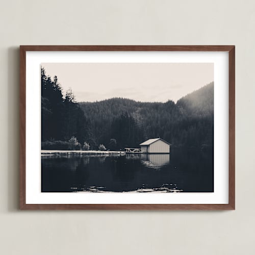 This is a deep water art with standard by Sherley Ferreira called lakeside view