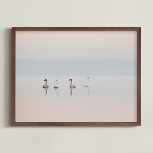 This is a blush pink art with standard by Corrina Reid called sunrise quartet