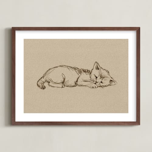 This is a sand nursery wall art with standard by Paola Benenati called sleep companions 1