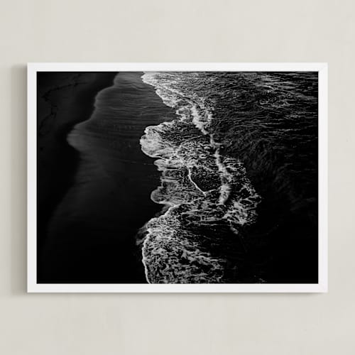 This is a black and white art with standard by LindseyErin called swell