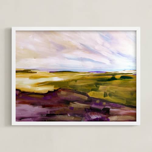 This is a olive art with standard by Jen Florentine called land view