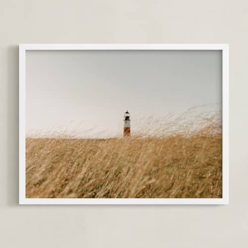 This is a wheat art with standard by Chelsea Victoria called sankaty lighthouse