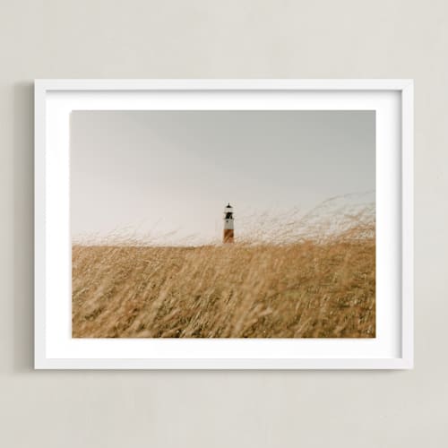 This is a wheat art with standard by Chelsea Victoria called sankaty lighthouse