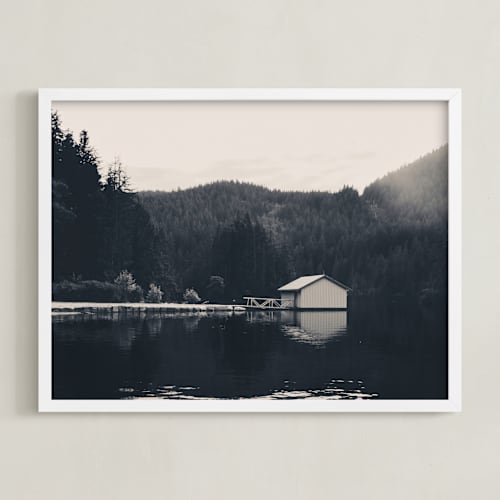 This is a deep water art with standard by Sherley Ferreira called lakeside view