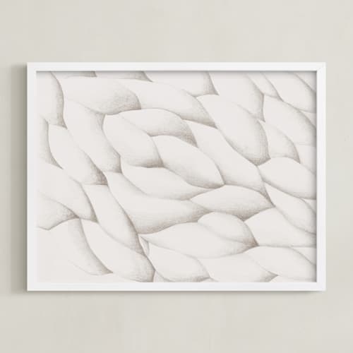This is a bone art with standard by Emily Kariniemi called carved wood