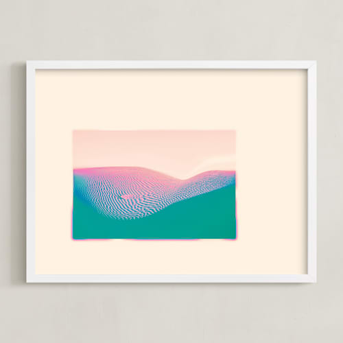 This is a neon art with standard by Kamala Nahas called neon horizon