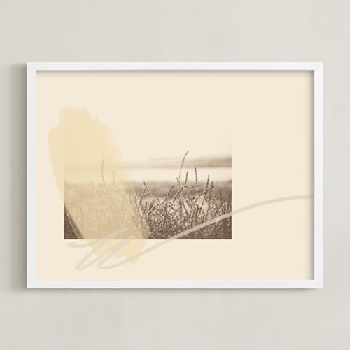 This is a ecru art with standard by Morgan Kendall called field