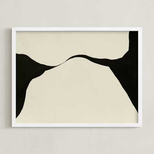 This is a obsidian soil art with standard by Tania Medeiros called echoes of form