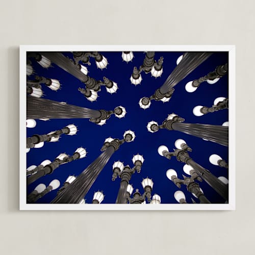 This is a midnight art with standard by Jessica Cheney called the lighthouse