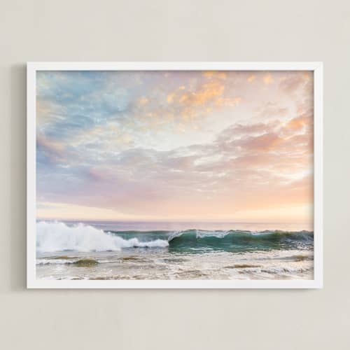 This is a sunset art with standard by Kamala Nahas called sorbet surf i