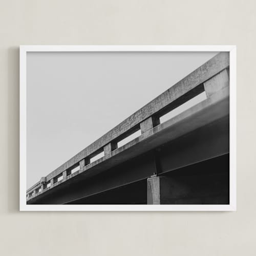 This is a concrete art with standard by Brianne Larsen called bridge lines