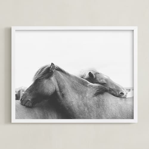 This is a steel grey art with standard by Alicia Abla called always