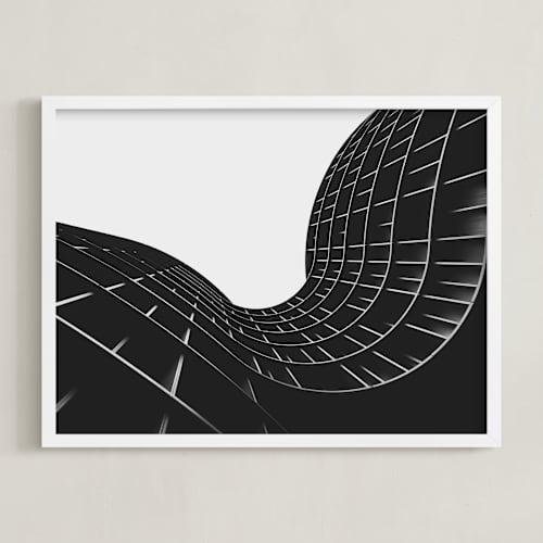 This is a copenhagen gray art with standard by Kate Baird called linjer 1