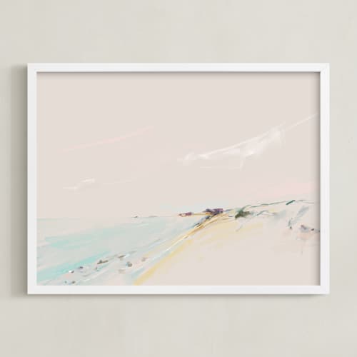 This is a ocean spray art with standard by Eric Ransom called inky beach