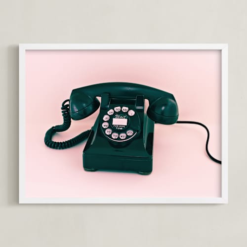 This is a baby pink art with standard by Deborah Chou called call me maybe 3