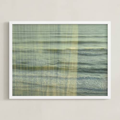 This is a seafoam art with standard by Charlotte Mello Stevenson called sunday morning memories