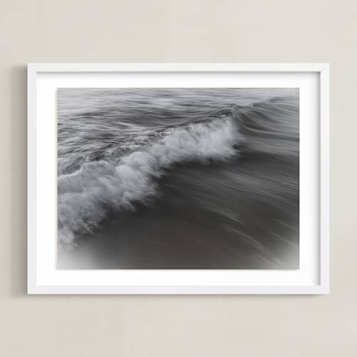 This is a stormy gray art with standard by Tal Paz-Fridman called the uniqueness of waves xlvi