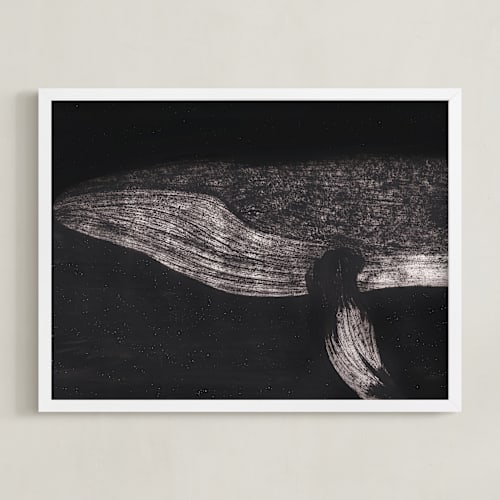 This is a deep sea art with standard by Sabrin Deirani called majestic humpback whale