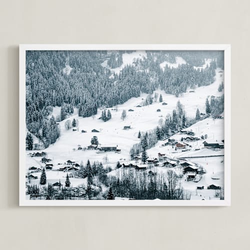 This is a snow white art with standard by Ying C. called white blanketed hills