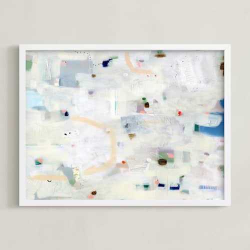 This is a denim art with standard by Lindsay Megahed called parcel