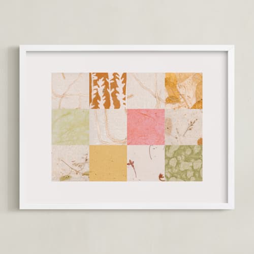 This is a bouquet art with standard by Kamala Nahas called patchwork