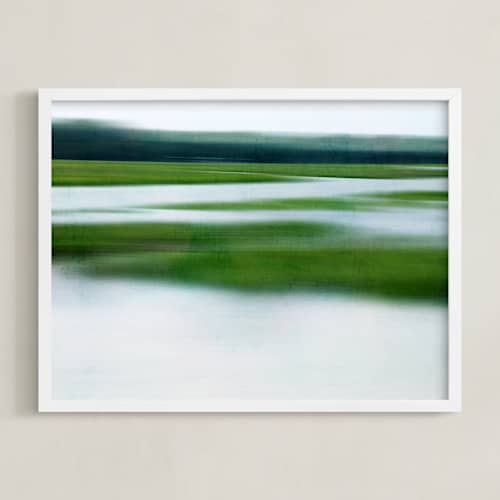 This is a green apple art with standard by Debra Pruskowski called lush glades l