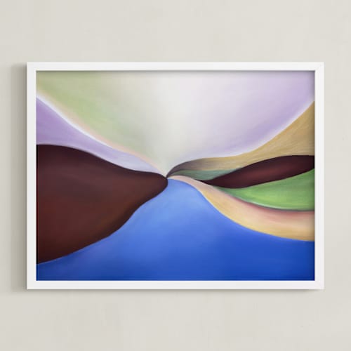 This is a sapphire art with standard by Karen Kaul called geneva reimagined i