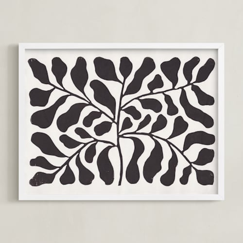 This is a chalkboard black art with standard by Alisa Galitsyna called branches to the sky