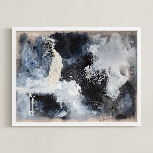 This is a black & beige art with standard by Julia Contacessi called one night