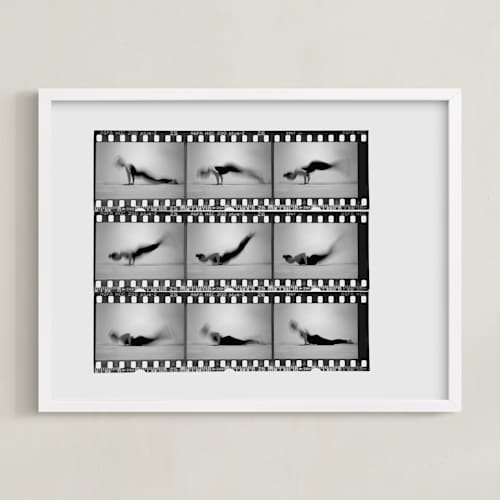 This is a vintage grey art with standard by Kelsey Mucci called the worm in motion