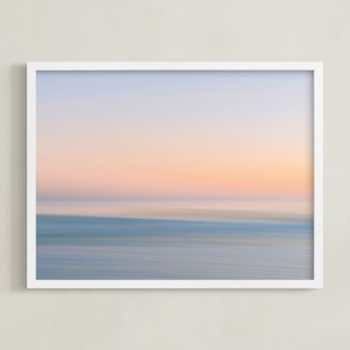 This is a coastal blue art with standard by Em Hale called the sun i used to know