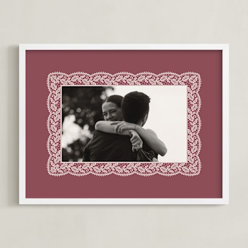 This is a dusty rose photo art with standard by Erica Krystek called chantilly: landscape