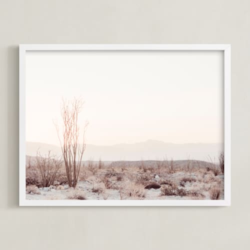 This is a morning blush art with standard by Kamala Nahas called ocotillo ii