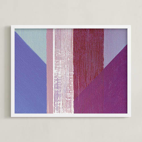 This is a purples art with standard by Jen Florentine called hues