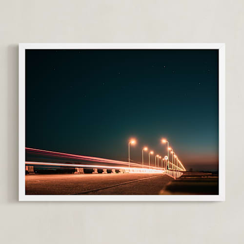 This is a marmalade pine art with standard by Christian Fernandez called the fast bridge