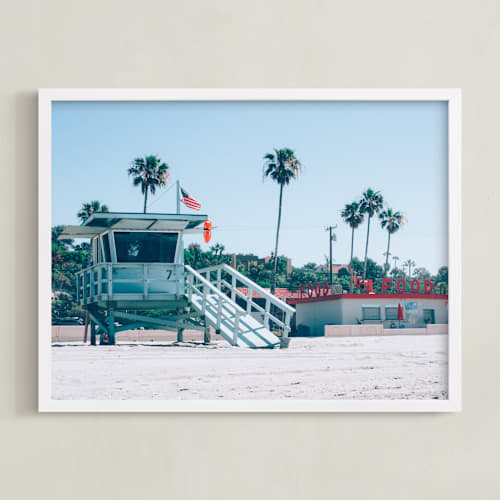 This is a color art with standard by Kamala Nahas called zuma beach malibu no. 3