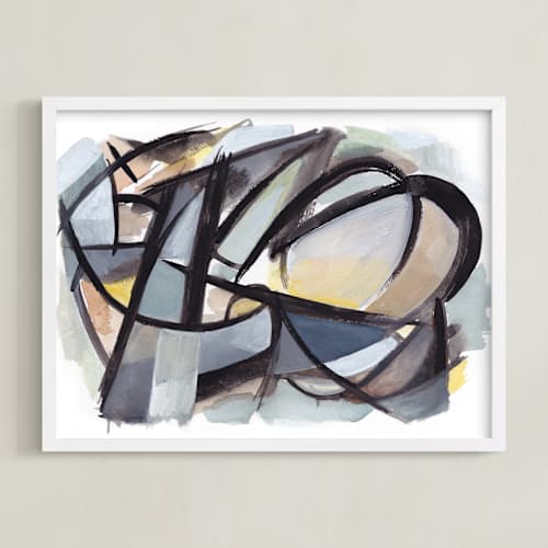 This is a beige art with standard by Hooray Creative called city of industry