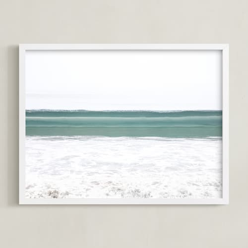 This is a marine art with standard by Shannon Howard called wave crest ii