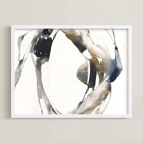 This is a grey wash art with standard by Michelle Lee called surrounding