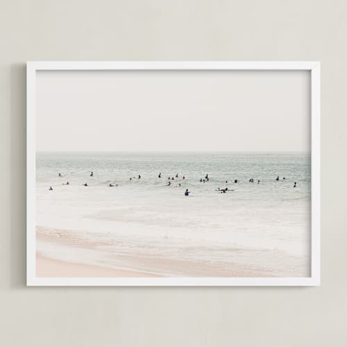 This is a seascape green art with standard by Summer Strauch called next to you in malibu
