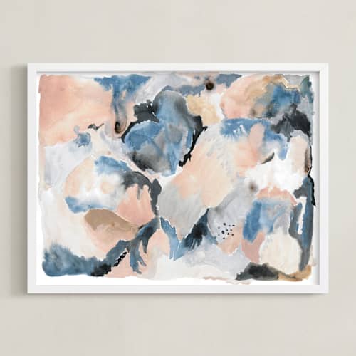 This is a lake blue art with standard by Erika Firm called lake view south carolina